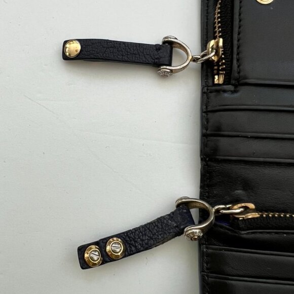 Henri Bendel navy double sided wallet - Picture 4 of 6